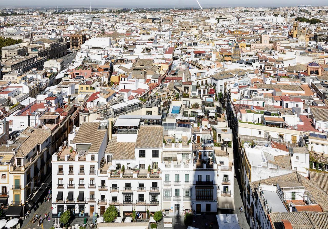 Eme Catedral Mercer Hotel Sevilha Exterior foto View of the city from the tower of the church of San Francisco.